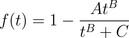 Hill function for fractions of authentic tracer in plasma