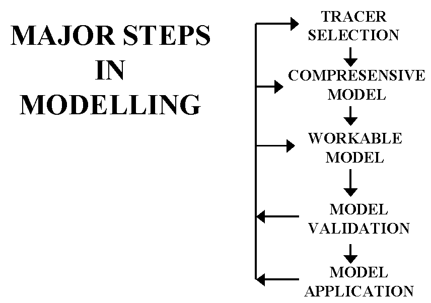 Major steps in modelling