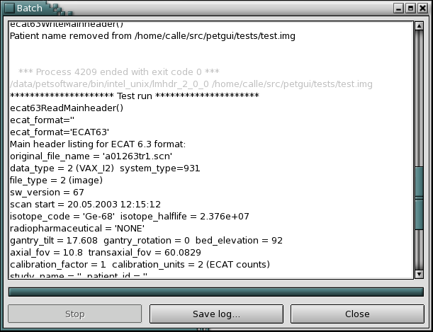 [PetGui running a pipeline]